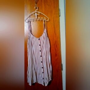 H&m spaghetti strap striped dress 2018 collection